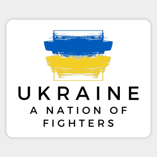 Ukraine A Nation of Fighters Magnet